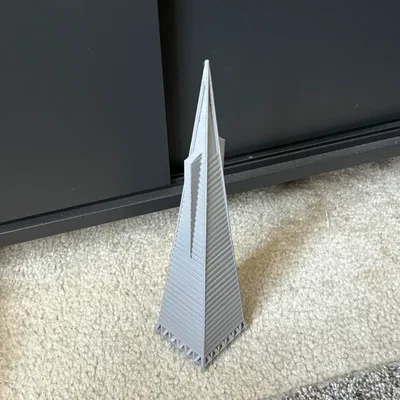 Mô hình 3D Transamerica Pyramid - Biểu tượng kiến trúc San Francisco