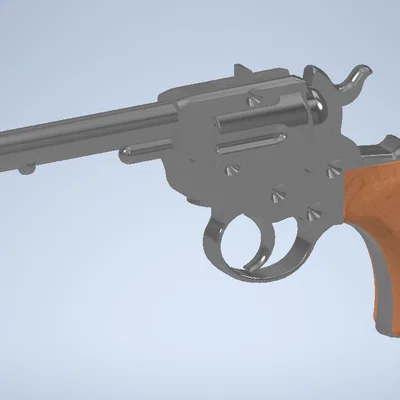 Colt 1877 Lightning bắn dây thun (rubber band gun) – cơ chế đơn giản
