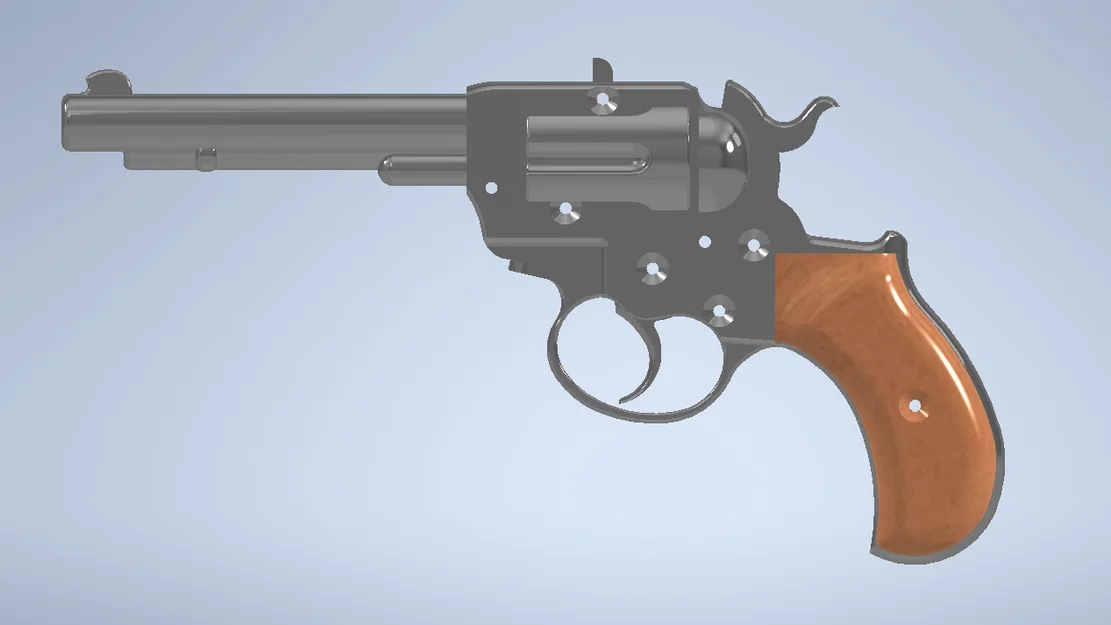 Colt 1877 Lightning bắn dây thun (rubber band gun) – cơ chế đơn giản - Image 4