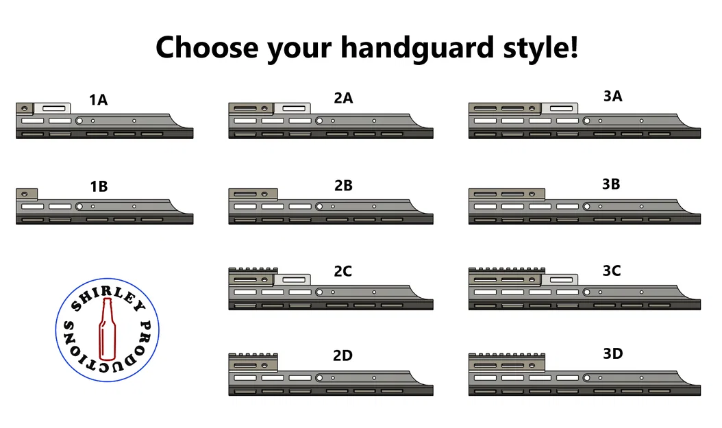 Ốp handguard M-LOK cho súng airsoft WE-Tech SCAR (clone PTS MREX) - Image 2