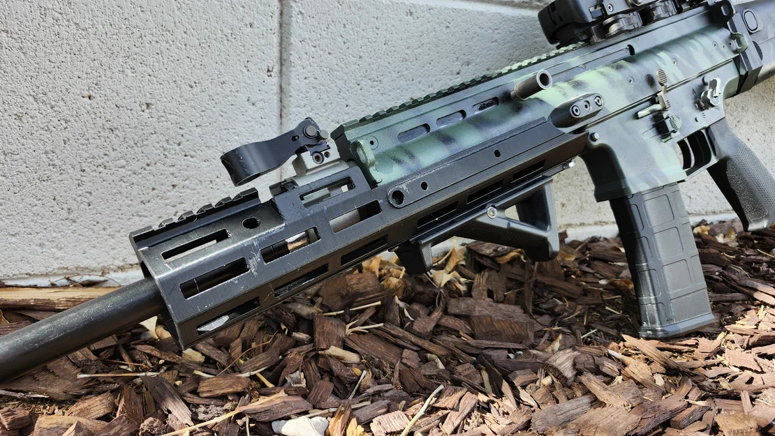 Ốp handguard M-LOK cho súng airsoft WE-Tech SCAR (clone PTS MREX) - Image 4