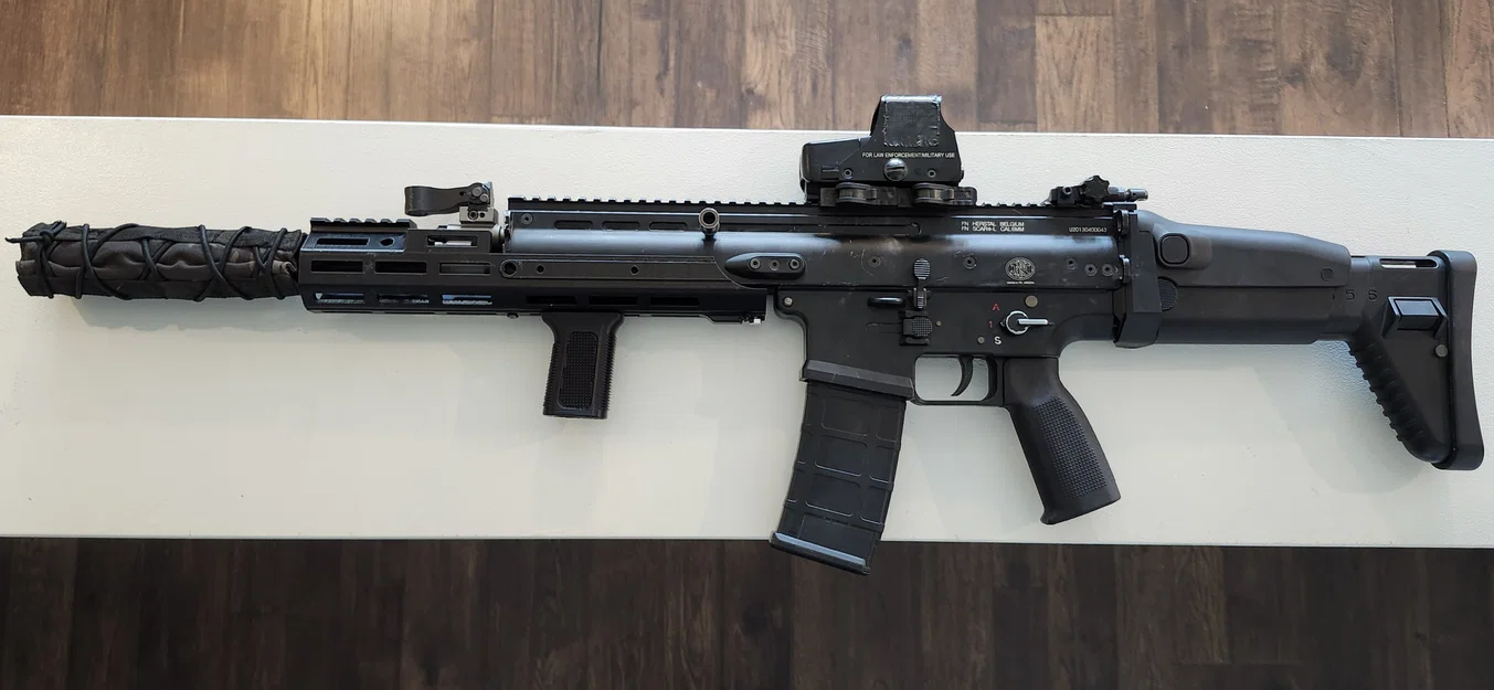 Ốp handguard M-LOK cho súng airsoft WE-Tech SCAR (clone PTS MREX) - Image 5