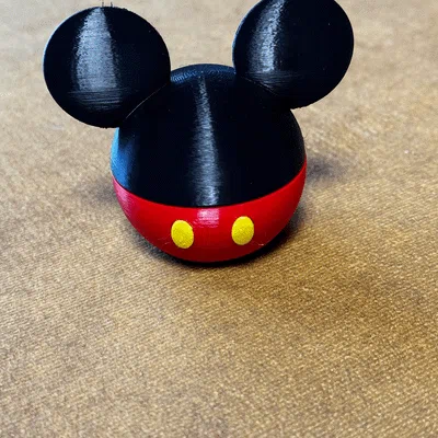 Mẫu in 3D hộp quà Mickey Mouse dễ thương