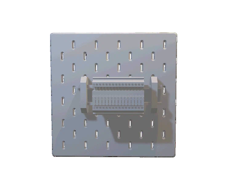 Ngàm gắn thanh ray DIN lên bảng Skadis (Skadis DIN Rail holder) - Image 2