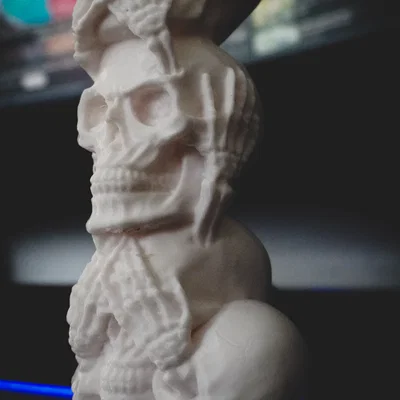 Mô hình tháp đầu lâu in 3D kèm ngăn chứa bí mật cực độc đáo