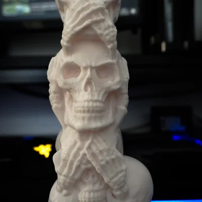 Mô hình tháp đầu lâu in 3D kèm ngăn chứa bí mật cực độc đáo