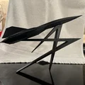 Mô hình máy bay Dark Star 3D và chân đế lắp ráp - Thumbnail 1