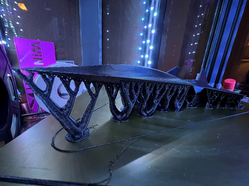 Mô hình máy bay Dark Star 3D và chân đế lắp ráp - Image 3