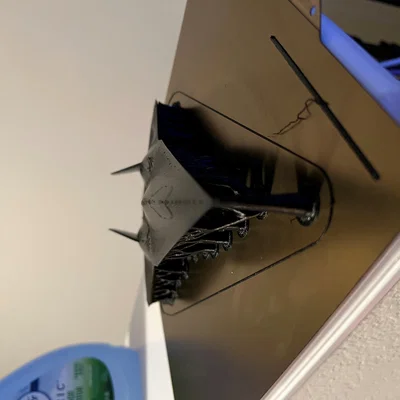 Mô hình máy bay Dark Star 3D và chân đế lắp ráp