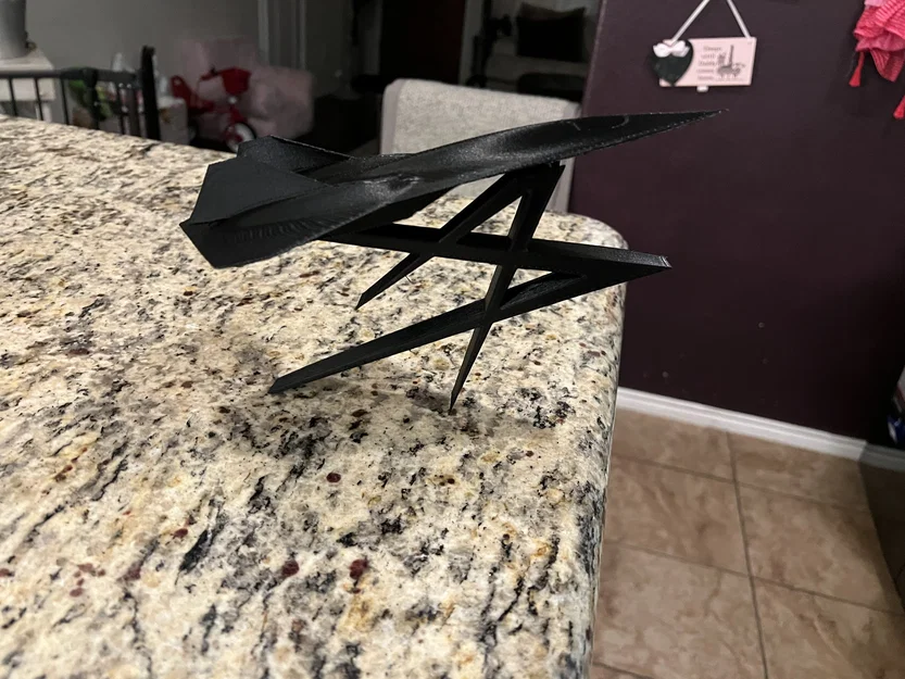 Mô hình máy bay Dark Star 3D và chân đế lắp ráp - Image 6