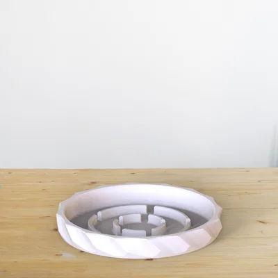 Khay hứng nước chậu cây họa tiết xoắn độc đáo (Plant Drip Tray)