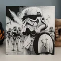 Mô hình 3D tranh nghệ thuật Stormtrooper Star Wars phong cách HueForge - Thumbnail 1