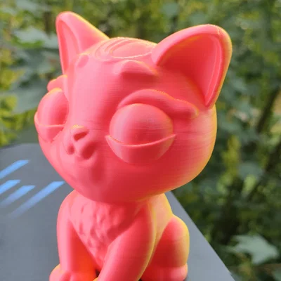 Mô hình chú mèo Cute Kitty Cat dễ thương trang trí bàn làm việc