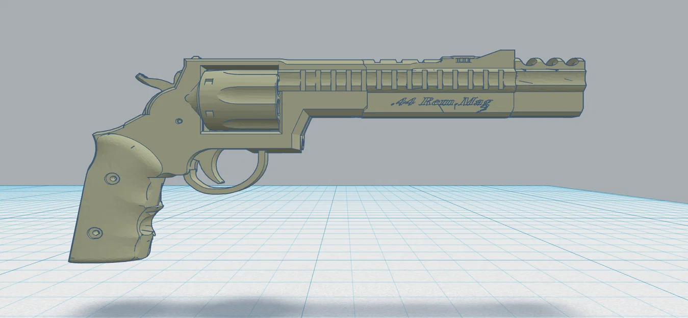 Mô hình súng Revolver 2 cho nhân vật Dummy 13 - Phụ kiện in 3D độc đáo - Image 2