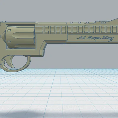 Mô hình súng Revolver 2 cho nhân vật Dummy 13 - Phụ kiện in 3D độc đáo