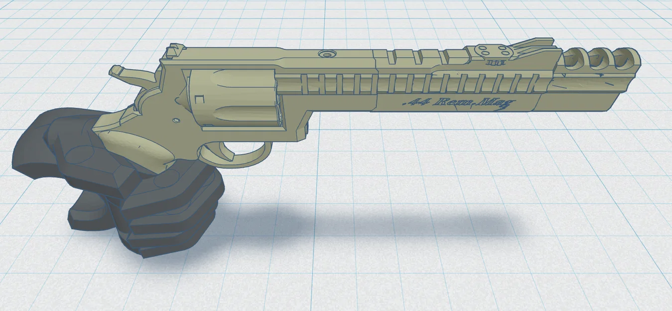 Mô hình súng Revolver 2 cho nhân vật Dummy 13 - Phụ kiện in 3D độc đáo - Image 3