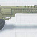 Mô hình súng Revolver 2 cho nhân vật Dummy 13 - Phụ kiện in 3D độc đáo - Thumbnail 3