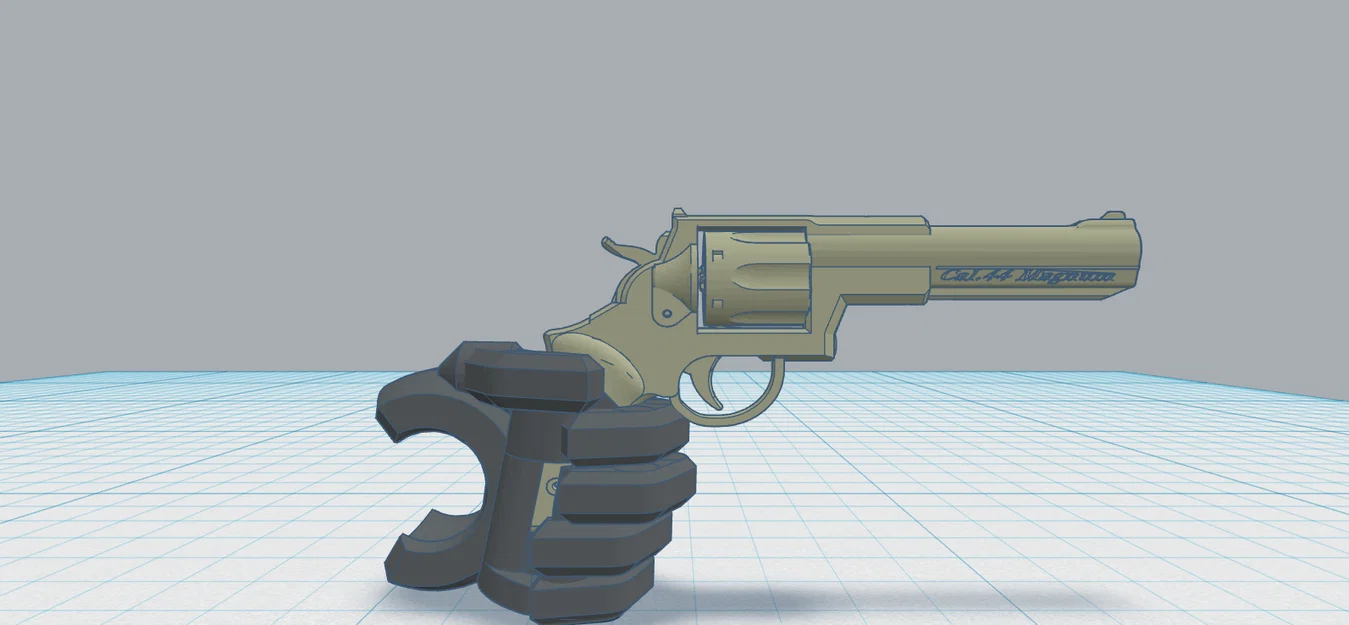 Mô hình súng lục ổ xoay Revolver 1 cho Dummy 13 - In 3D cực chất - Image 1