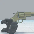 Mô hình súng lục ổ xoay Revolver 1 cho Dummy 13 - In 3D cực chất - Thumbnail 1