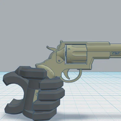 Mô hình súng lục ổ xoay Revolver 1 cho Dummy 13 - In 3D cực chất