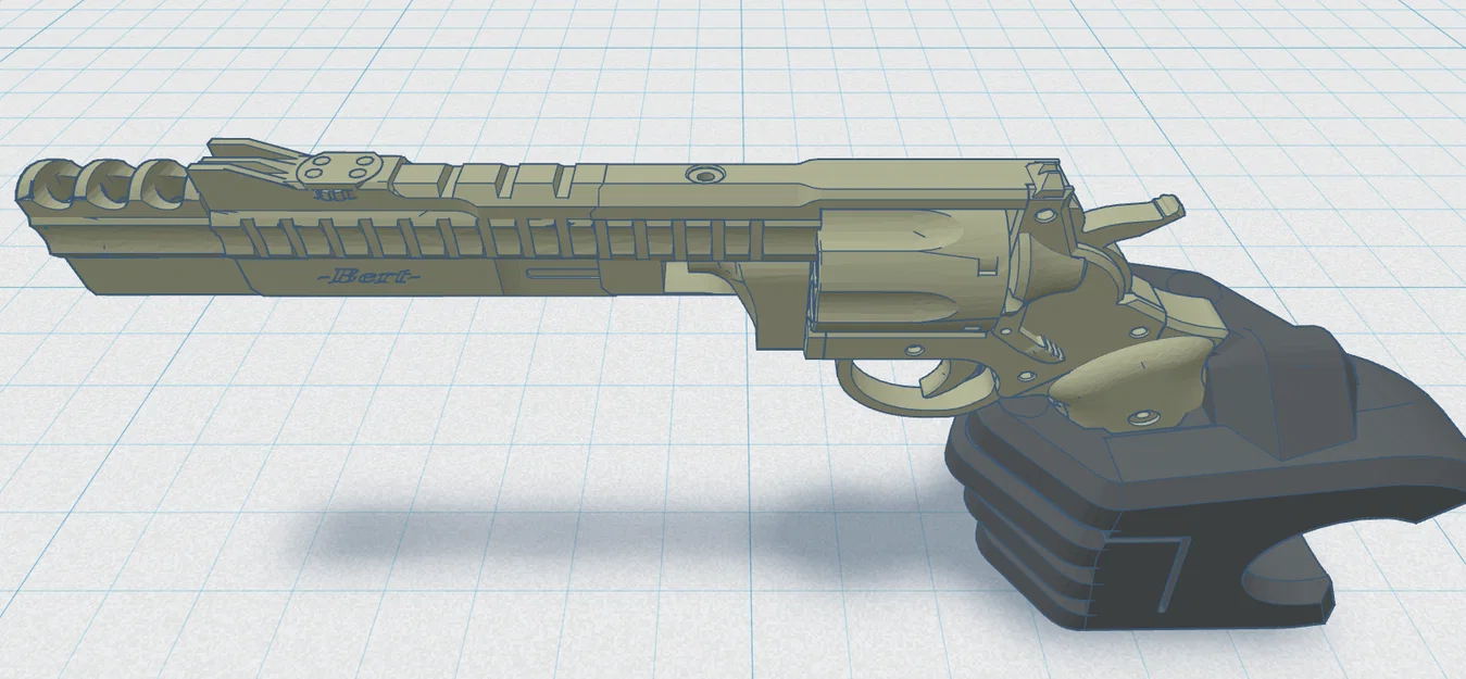 Mô hình súng Revolver 2 cho nhân vật Dummy 13 - Phụ kiện in 3D độc đáo - Image 4