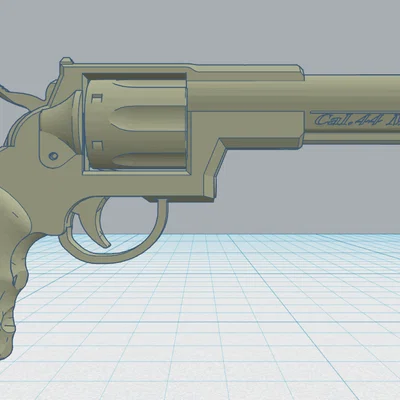 Mô hình súng lục ổ xoay Revolver 1 cho Dummy 13 - In 3D cực chất