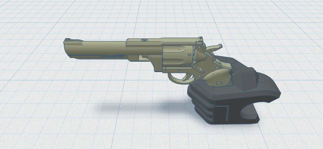 Mô hình súng lục ổ xoay Revolver 1 cho Dummy 13 - In 3D cực chất - Image 3
