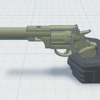 Mô hình súng lục ổ xoay Revolver 1 cho Dummy 13 - In 3D cực chất