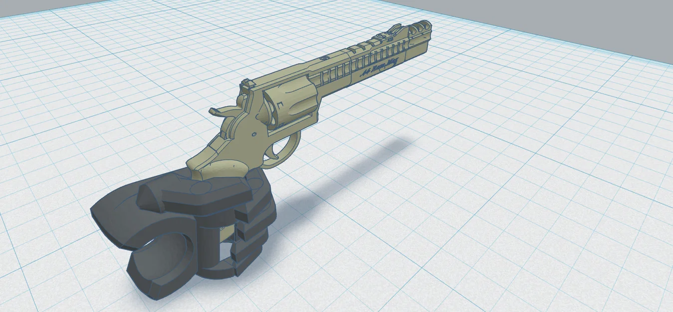 Mô hình súng Revolver 2 cho nhân vật Dummy 13 - Phụ kiện in 3D độc đáo - Image 5
