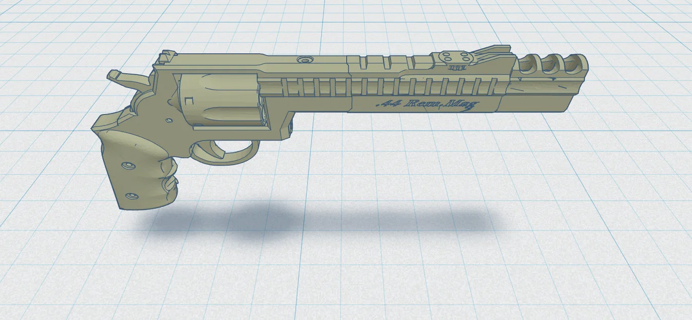 Mô hình súng Revolver 2 cho nhân vật Dummy 13 - Phụ kiện in 3D độc đáo - Image 6
