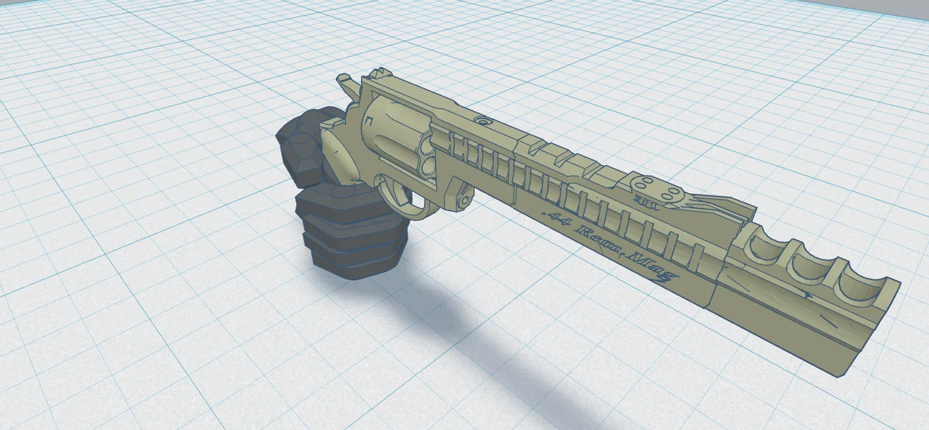 Mô hình súng Revolver 2 cho nhân vật Dummy 13 - Phụ kiện in 3D độc đáo - Image 7