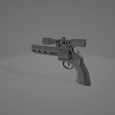 Mô hình súng Kellogg's Pistol kèm ống ngắm (Fallout 4) - In 3D cực chất