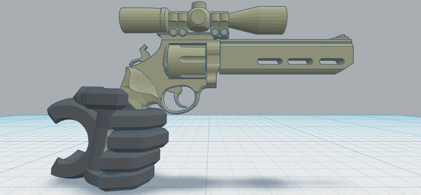 Mô hình súng lục ổ xoay cho Dummy 13 - Image 1