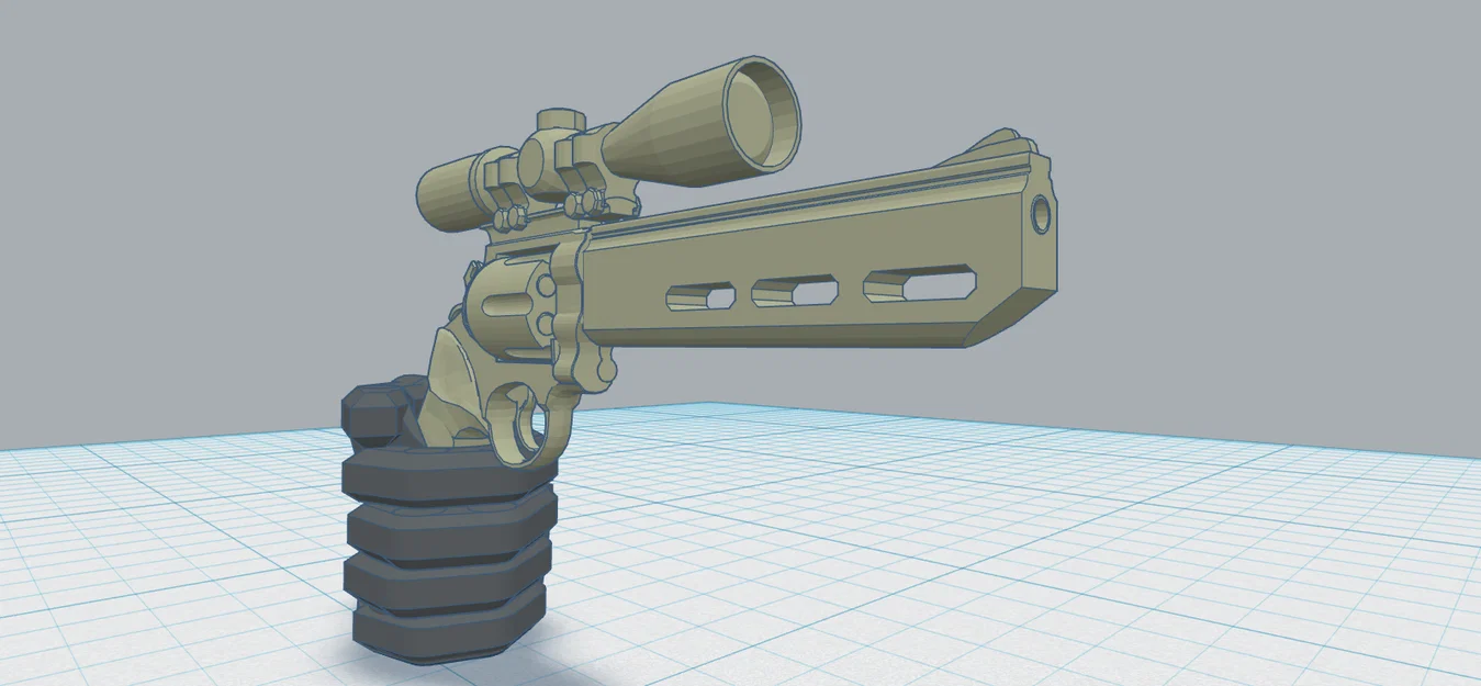 Mô hình súng lục ổ xoay cho Dummy 13 - Image 2