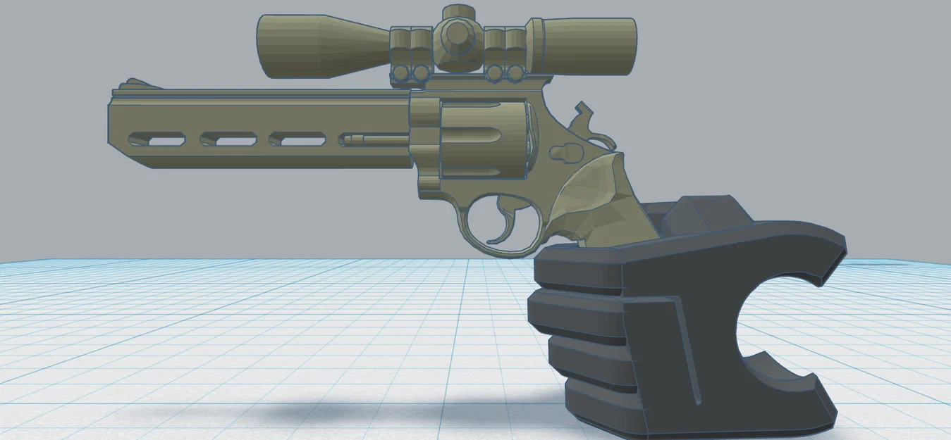 Mô hình súng lục ổ xoay cho Dummy 13 - Image 4