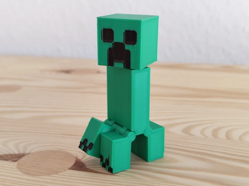 Articulated Creeper (Minecraft) - Mẫu in 3D print-in-place - Image 1