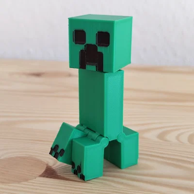 Articulated Creeper (Minecraft) - Mẫu in 3D print-in-place