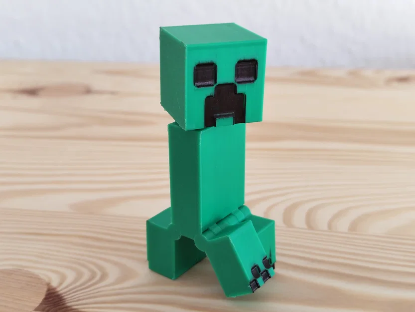 Articulated Creeper (Minecraft) - Mẫu in 3D print-in-place - Image 2