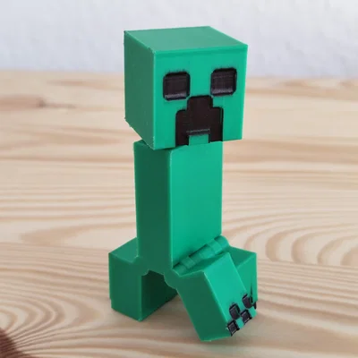 Articulated Creeper (Minecraft) - Mẫu in 3D print-in-place