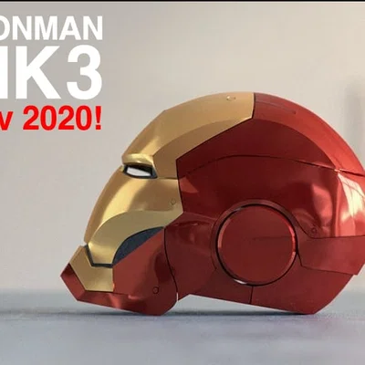 Mô hình mặt nạ Iron Man MK3 kích thước thật - Tự in 3D cực chất