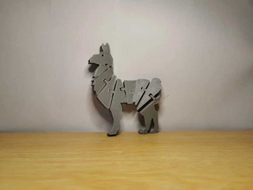Mô hình Flexi Llama cử động linh hoạt - Tệp in 3D độc đáo - Image 1