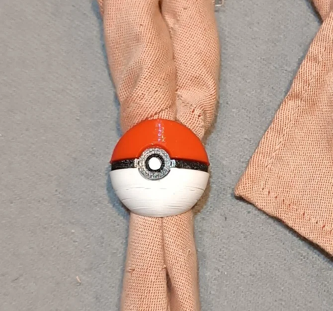 Poké Ball Scout Woggle – Woggle khăn quàng phong cách Pokémon - Image 2