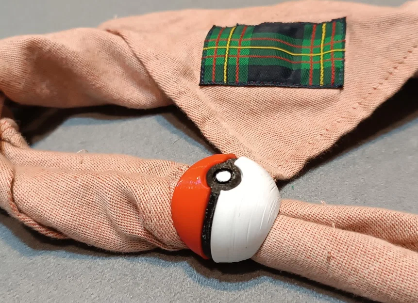 Poké Ball Scout Woggle – Woggle khăn quàng phong cách Pokémon - Image 3