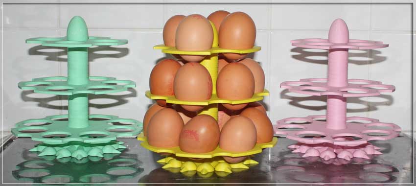 Giá Đỡ Trứng 3D (Egg Stand) Tiện Lợi, Gọn Gàng Cho Căn Bếp - Image 1