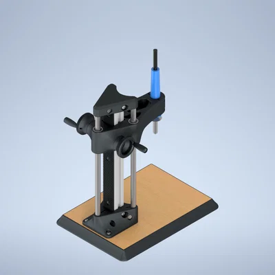 Bộ ép threaded insert (heat set insert press) dạng rack & pinion