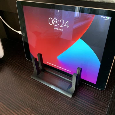 Giá dựng đôi iPad/tablet dạng đứng kiêm dock sạc