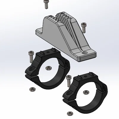 Kẹp Dây (Rope Clamp) cho Ống Ø34 mm