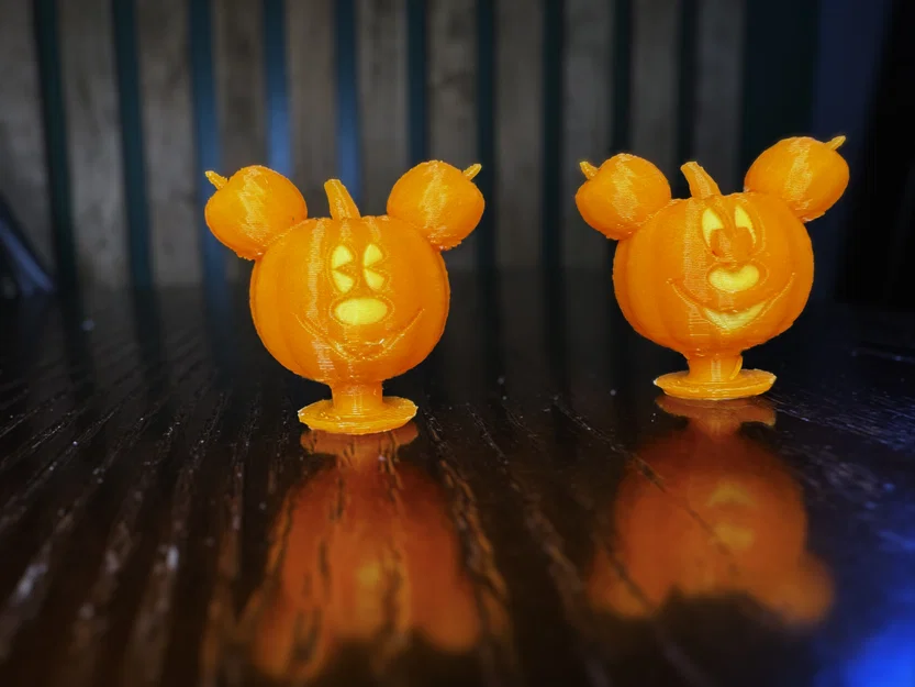 Charm Crocs Mickey Mouse Jack O Lantern (4 mặt ma quái) - Image 2