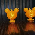 Charm Crocs Mickey Mouse Jack O Lantern (4 mặt ma quái) - Thumbnail 2