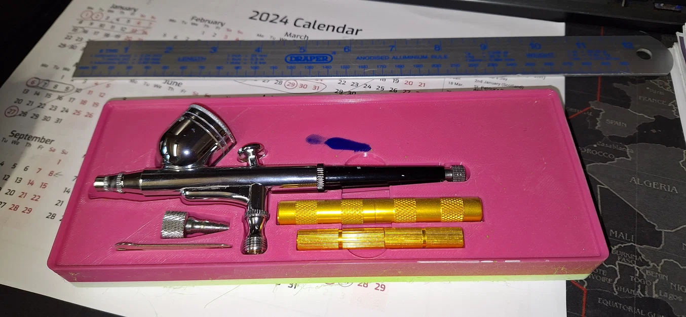 Khay Gridfinity đựng Airbrush (Gridfinity Airbrush Storage Tray) - Image 1